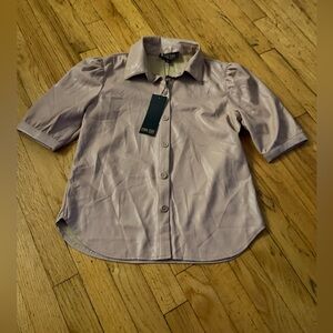 Faux leather stretchy  pink cream — Truth by Republic